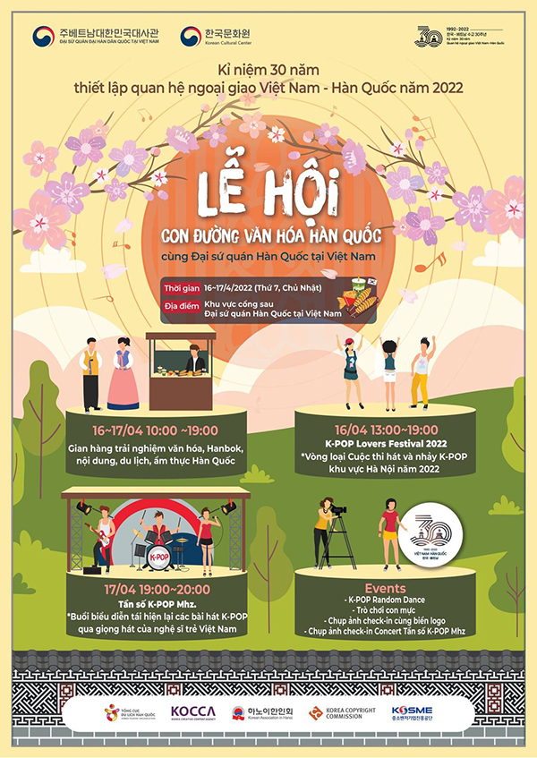 Korean culture road festival in Hanoi